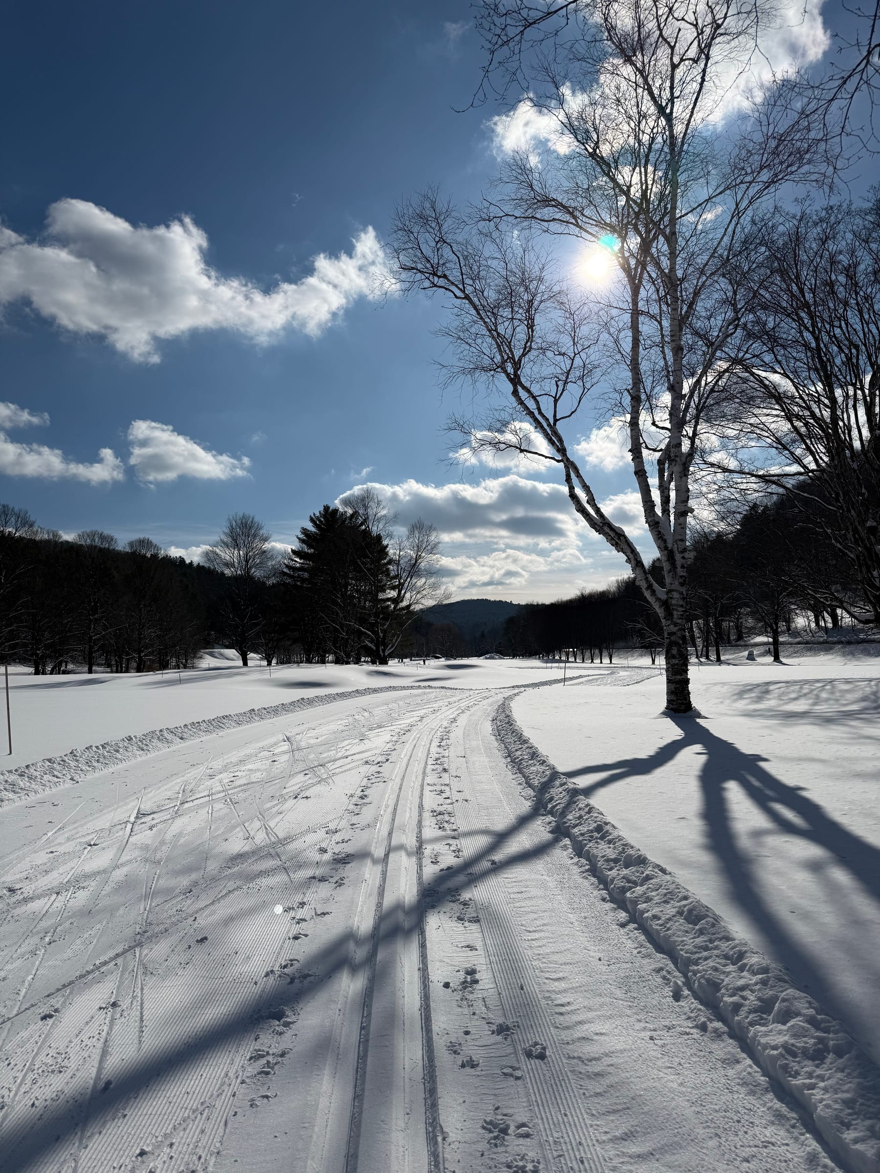 Woodstock Country Club cross country ski trails
