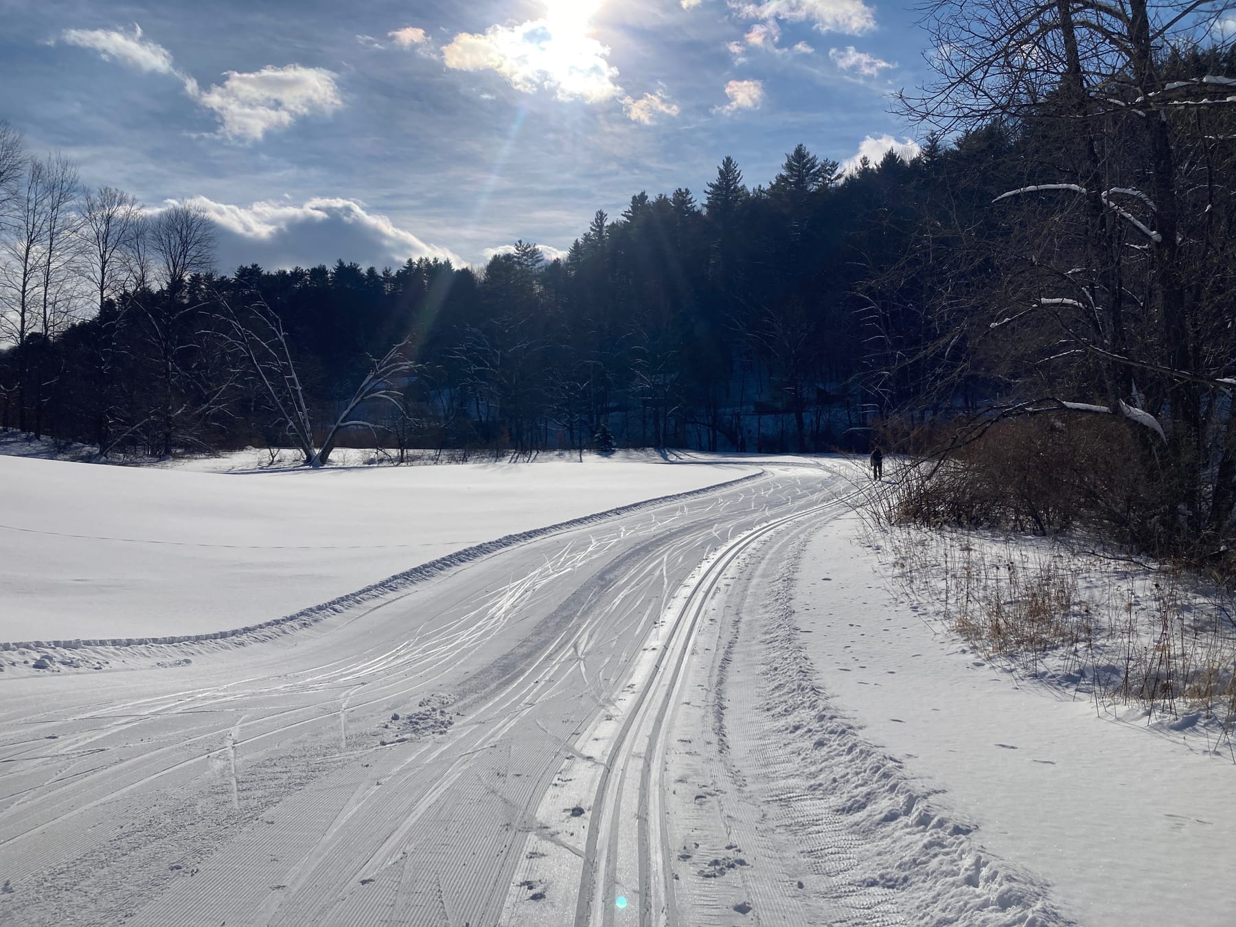 Cross Country Ski Trails at nearby Woodstock Country Club