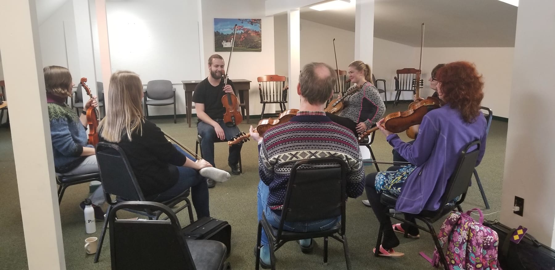 Fiddle workshop with Sivert Andreas Holmen